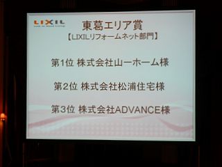 「LIXILメンバーズコンテスト2013」表彰式