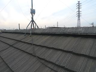 屋根のリフォーム・棟部分の交換　松戸市